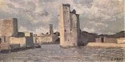 Jean Baptiste Camille  Corot La Rochelle (mk11) France oil painting artist